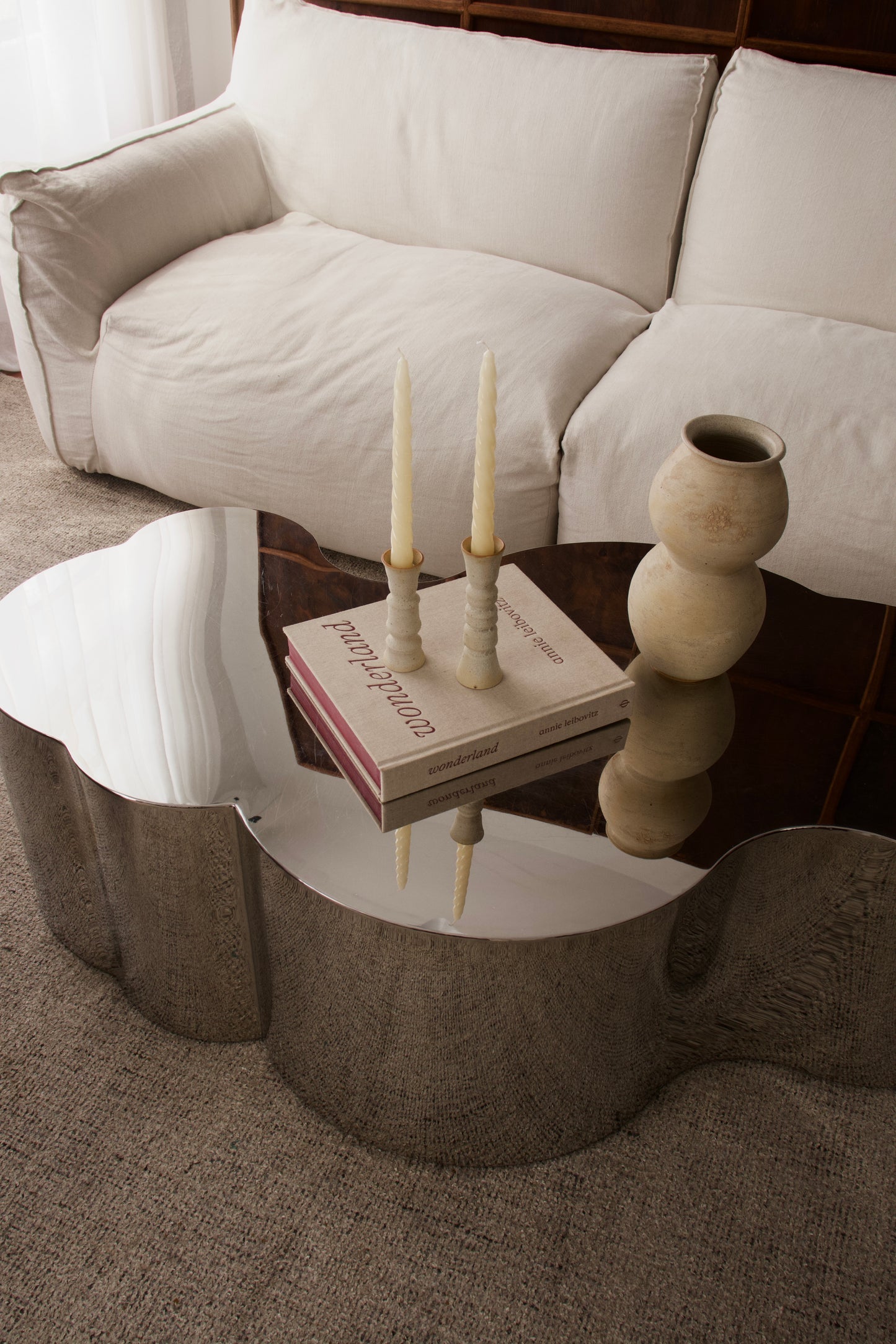 SCULPTURA PILLAR CANDLESTICK