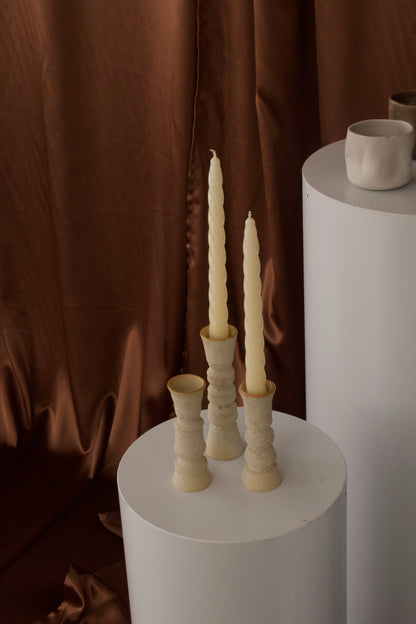 SCULPTURA PILLAR CANDLESTICK