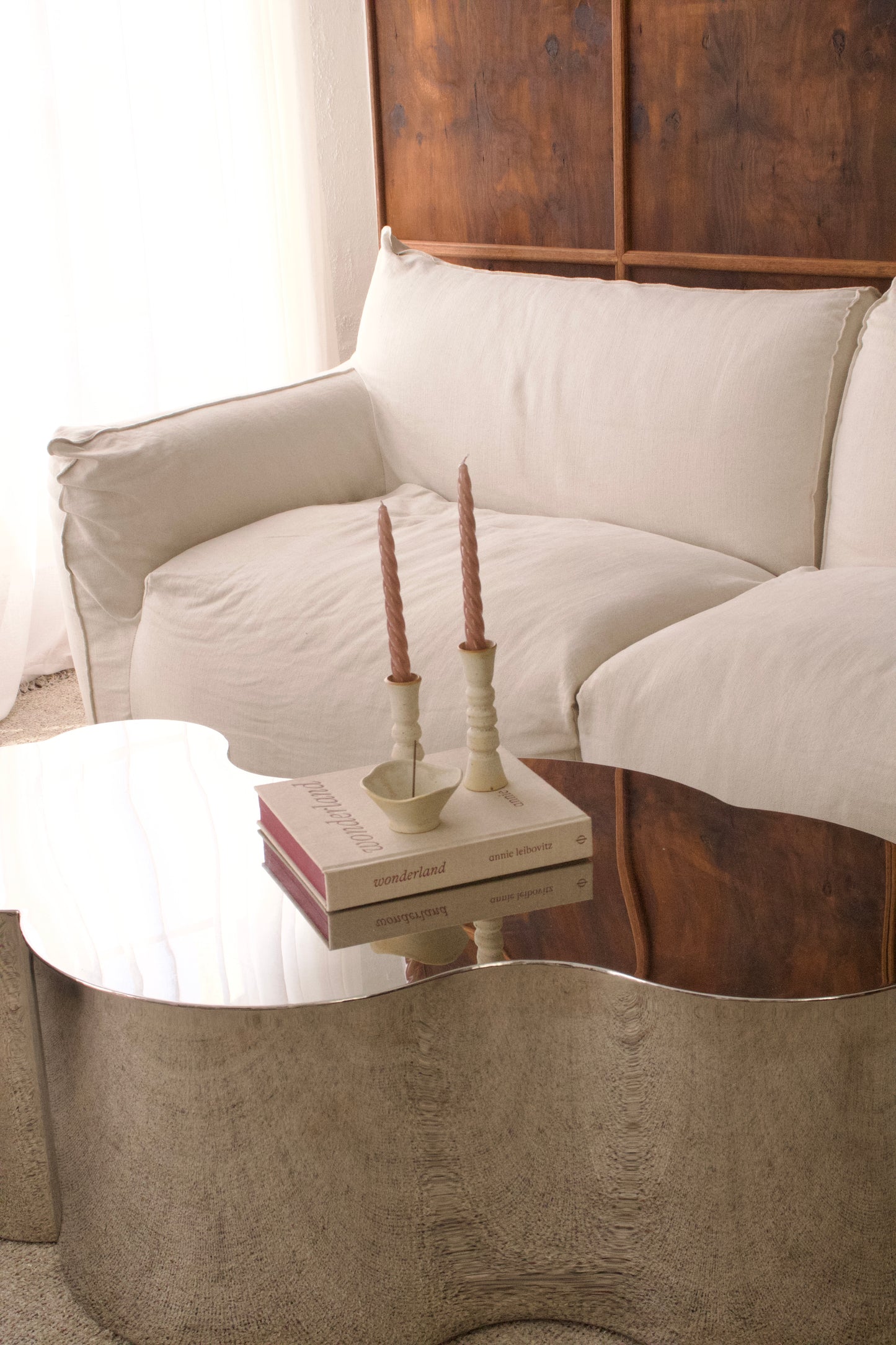 SCULPTURA PILLAR CANDLESTICK